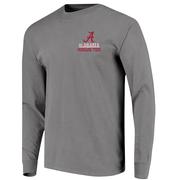 Alabama Image One Preppy Posters Comfort Colors Long Sleeve Tee